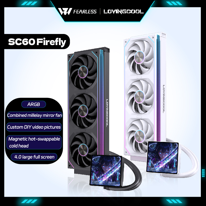 LOVINGCOO SC60 Firefly 360 CPU - Pc Gaming Liquid ulasan dan harga