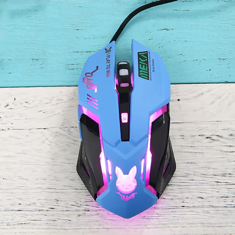 OW 6 Buttons Breathing LED Bac - Pc Gaming Pink ulasan dan harga