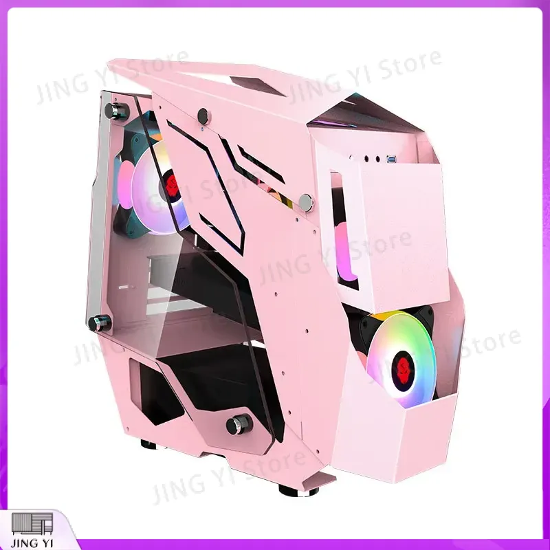 Mini ITX Gaming PC Case ATX Mi - Pc Gaming Pink ulasan dan harga