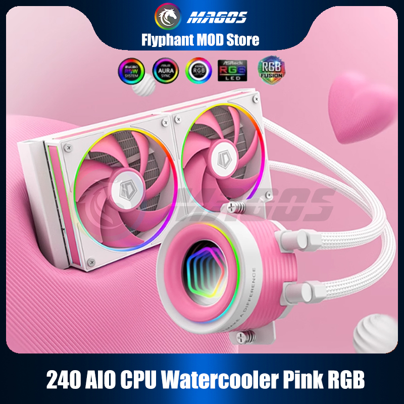 240 AIO CPU Watercooler Pink R - Pc Water Cooling ulasan dan harga